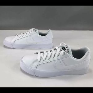 NWT Nike Court Royale AC White Leather Tennis Shoes